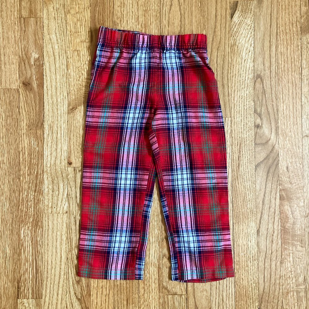 JAMMIES FOR YOUR FAMILIES | Plaid Toddler Button-Down Pajama Set - Picture 7 of 7